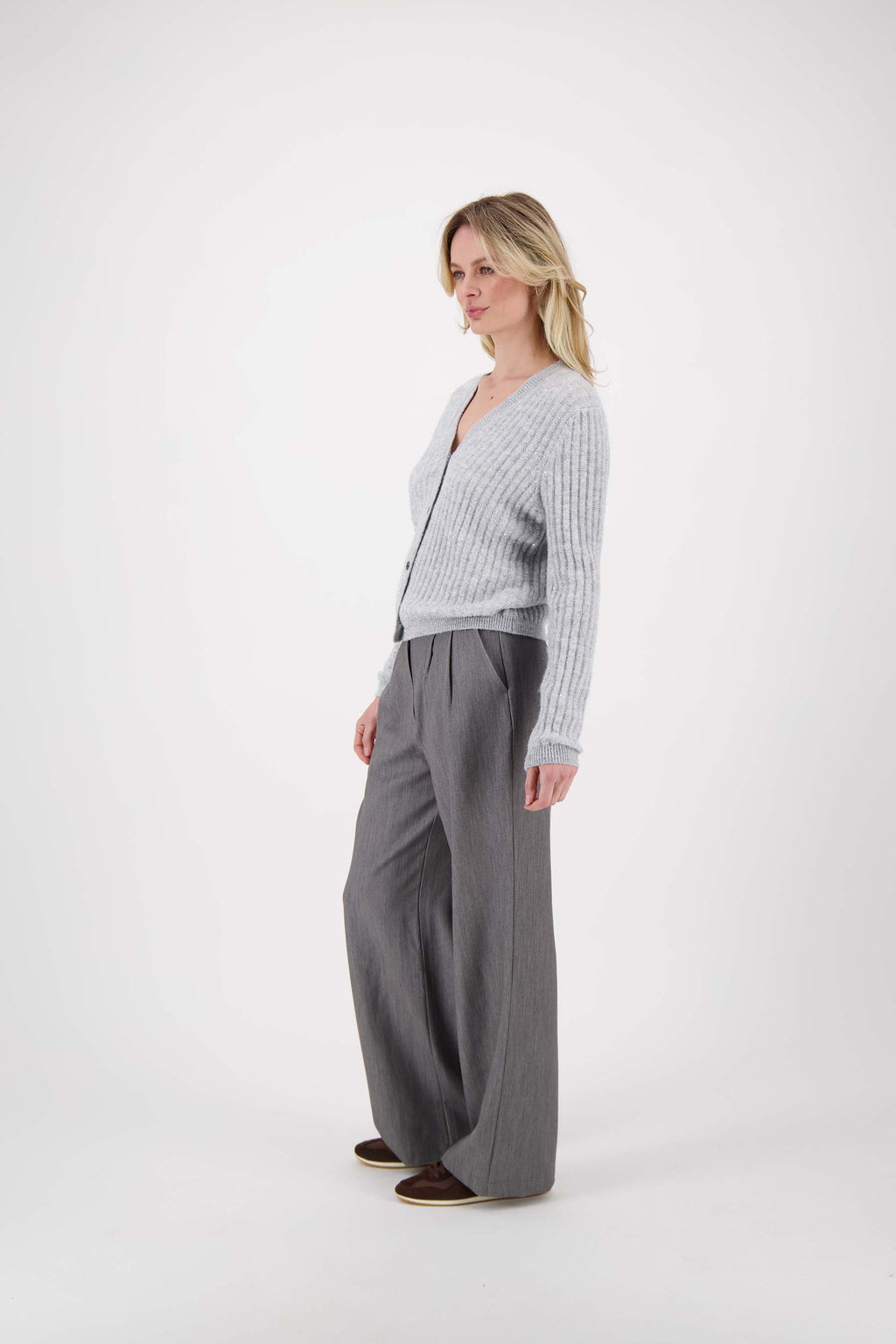 Brittney - Vrouwen Vest met Micro-pailletten