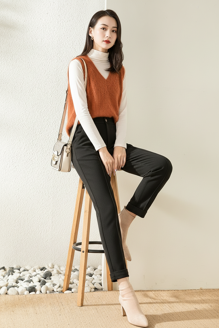 Pantalon / Hoog Taille / Dames / All-Season