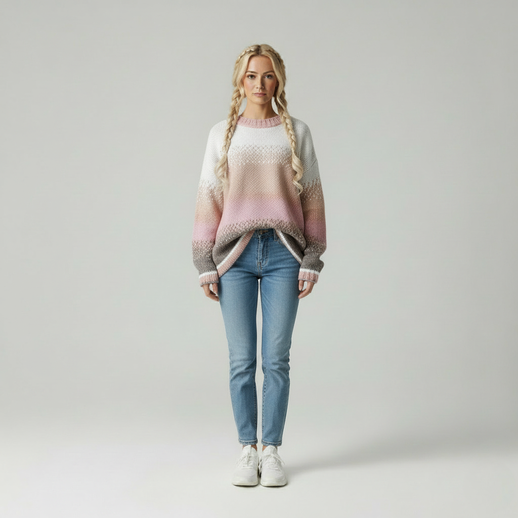 Gebreide Cardigan / Kleurovergang / Dames / winter
