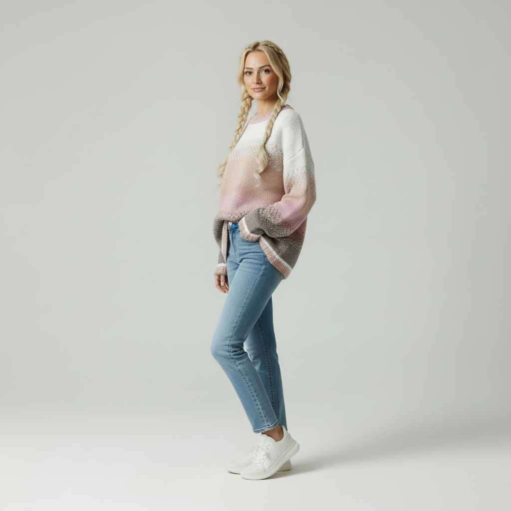 Gebreide Cardigan / Kleurovergang / Dames / winter