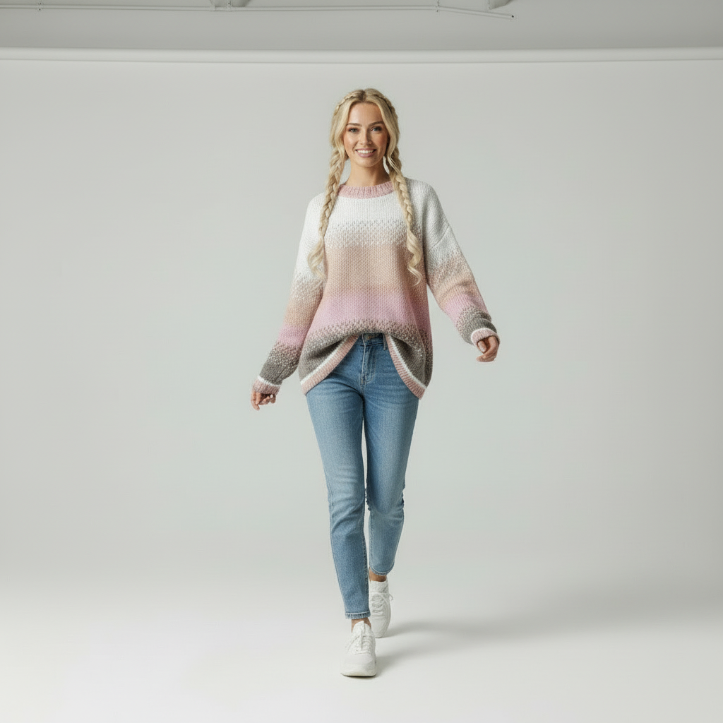 Gebreide Cardigan / Kleurovergang / Dames / winter