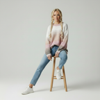 Gebreide Cardigan / Kleurovergang / Dames / winter