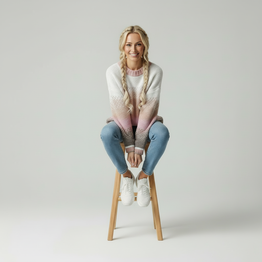 Gebreide Cardigan / Kleurovergang / Dames / winter
