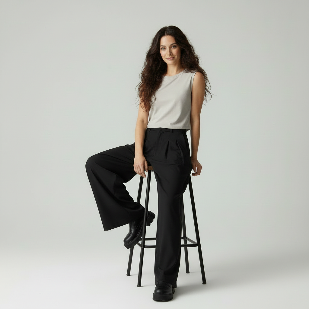 Palazzo Chic - Moderne Vrouwen Elegante Wijde Pijpen Broek