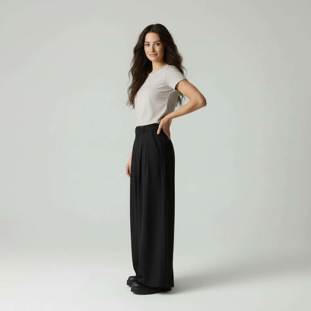 Palazzo Chic - Moderne Vrouwen Elegante Wijde Pijpen Broek