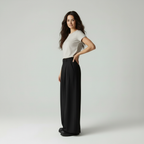 Palazzo Chic - Moderne Vrouwen Elegante Wijde Pijpen Broek