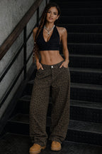 Jaidyn - Dames Luipaardprint Jeans