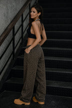 Jaidyn - Dames Luipaardprint Jeans