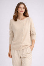 Tamala - Dames Asymmetrische Knoop Cardigan