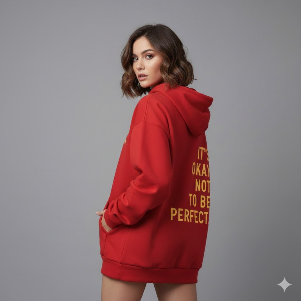 Marybeth - Dames Hoodie met Inspirerende Gouden Tekst