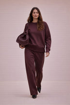 Brandi - Dames Chique Ritsdetails Loungewear Set
