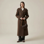 Irma - Dames Double-breasted design met ceintuur Trench Coat