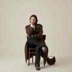 Irma - Dames Double-breasted design met ceintuur Trench Coat