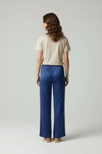 Rayleigh - Vrouwen Harige Gebreide Trui en Wijde Broek Outfit