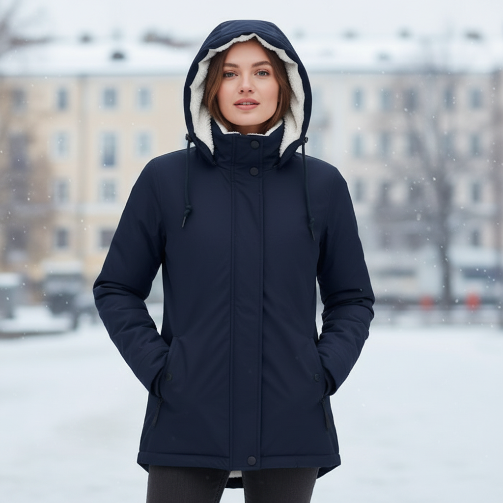 Rayne - Vrouwen Jas met Faux Shearling Voering