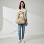Suzann - Dames Slouchy, Ongestructureerd Silhouet Hobo Tas