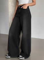 Dania - Dames Wijde Pijpen Jeans