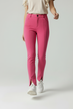 Marta - Vrouwen Wijdvallend Silhouet met Zijsplitten Broek