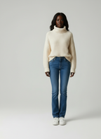 Gayla - Dames Chunky gebreide coltrui Trui