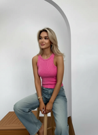 Valentine - Dames Verweerde Afwerking Tanktop