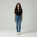 Jesica - Dames Poloshirt met Contrast Details