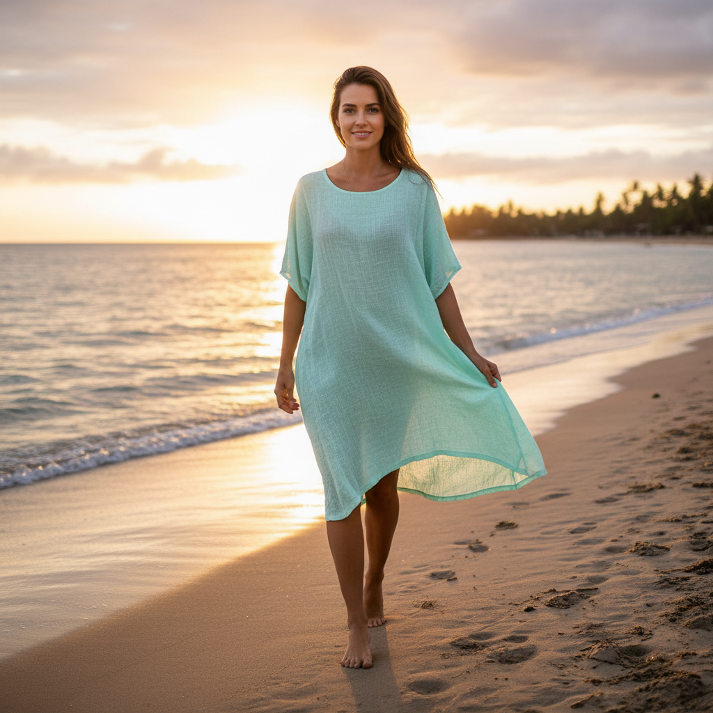 Dale - Dames Relaxte Pasvorm met Strikdetail Tuniekshirt