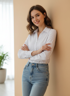 Evelynn - Vrouwen Geïntegreerd Body-ontwerp Bodysuit Blouse