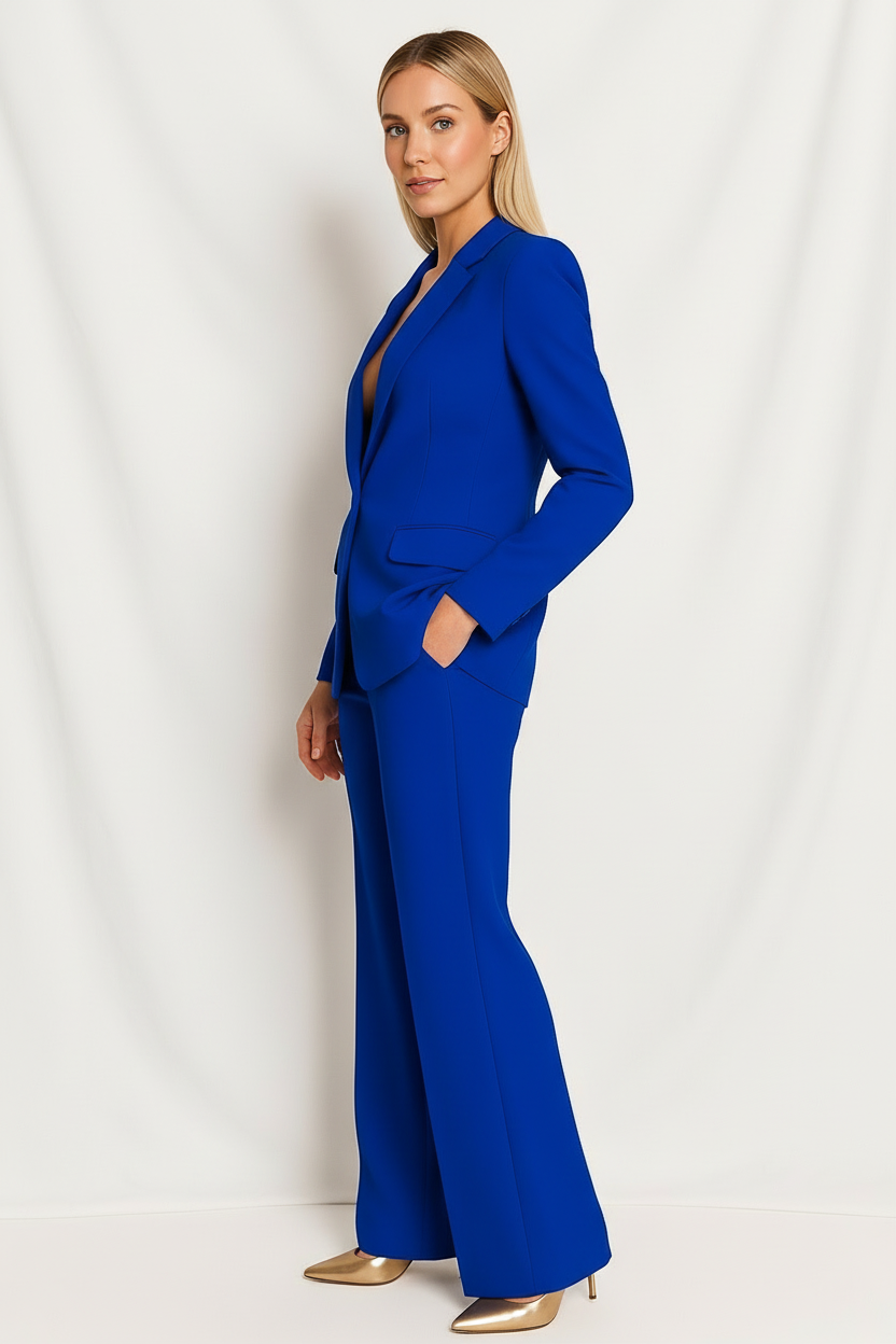 Lakendra - Dames Pakkenset met Diepe V-hals Blazer