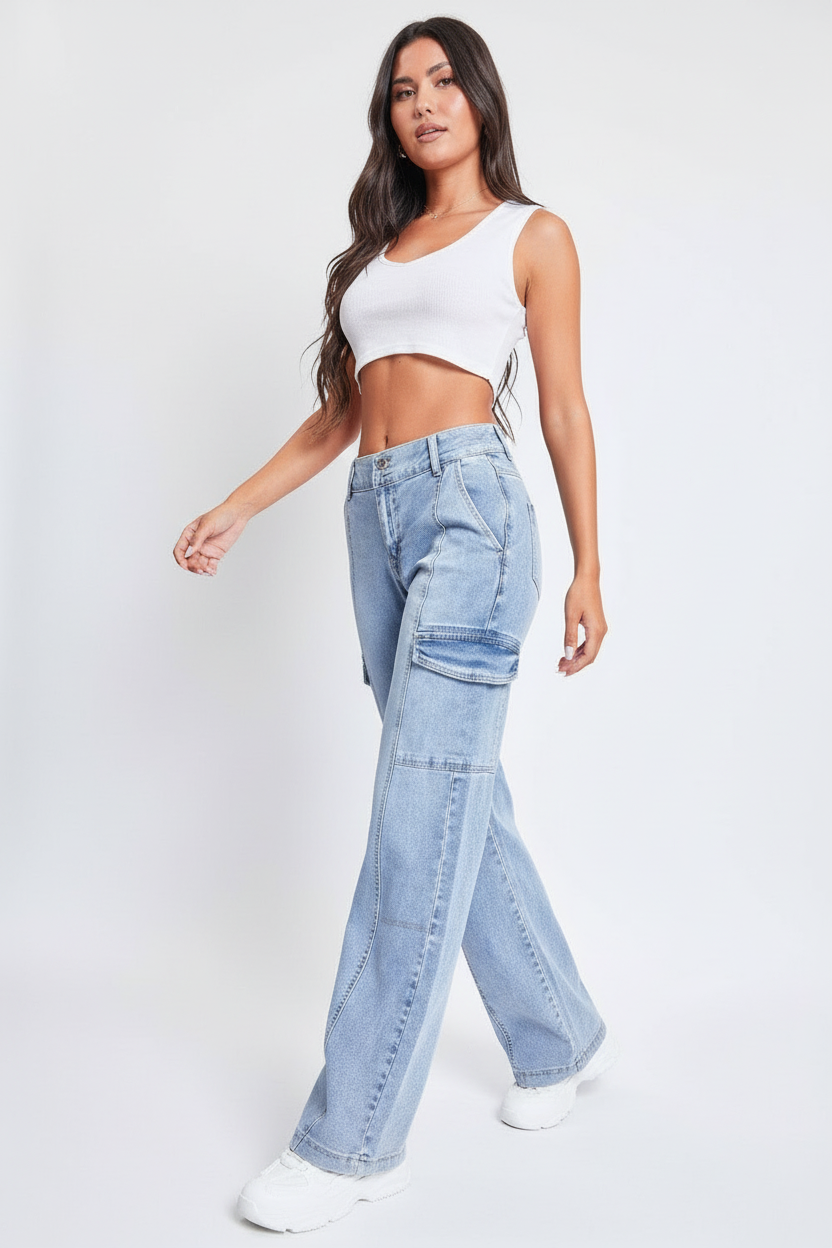 Emberly - Women Multiple utility pockets and baggy fit Cargo Pants