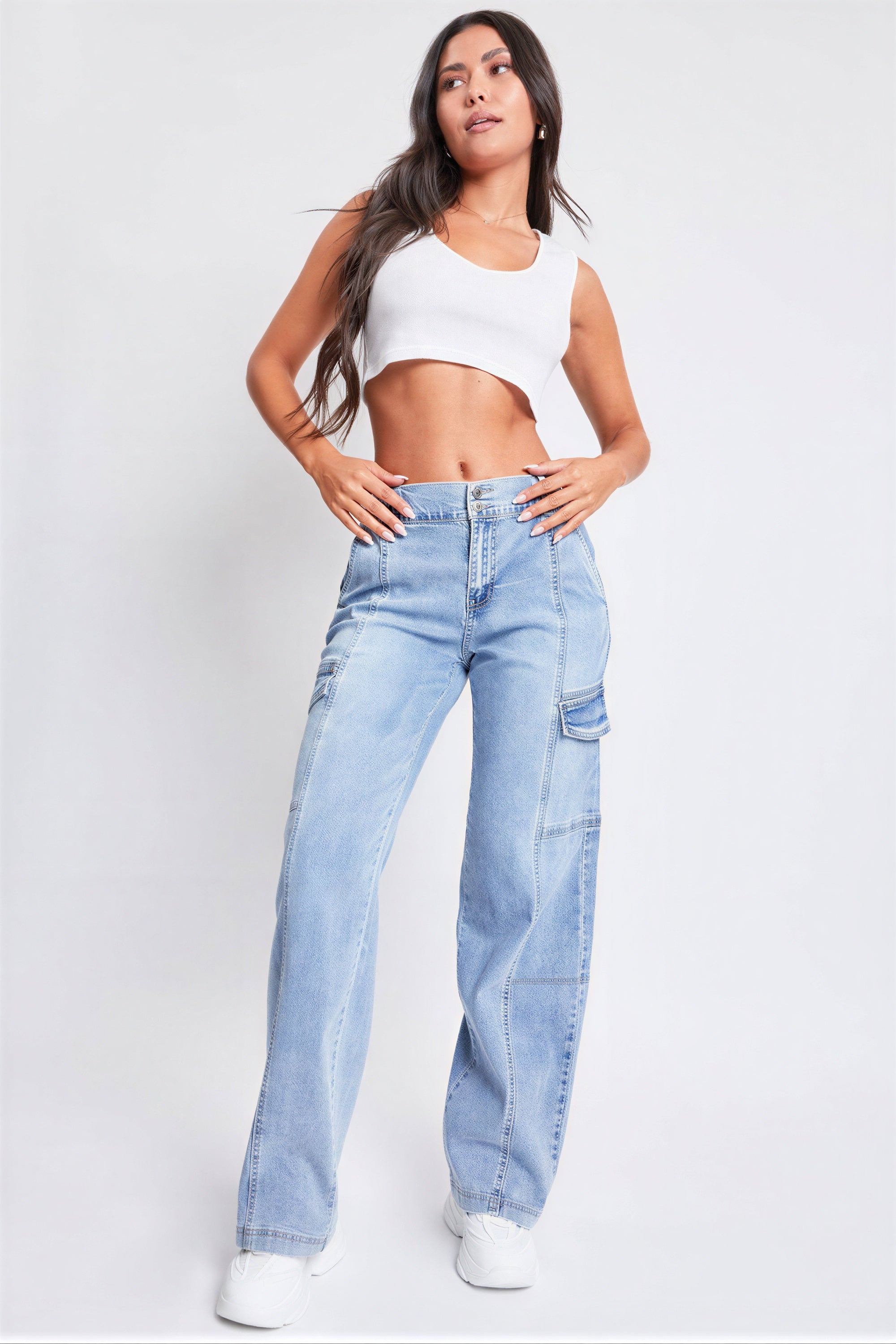 Emberly - Women Multiple utility pockets and baggy fit Cargo Pants