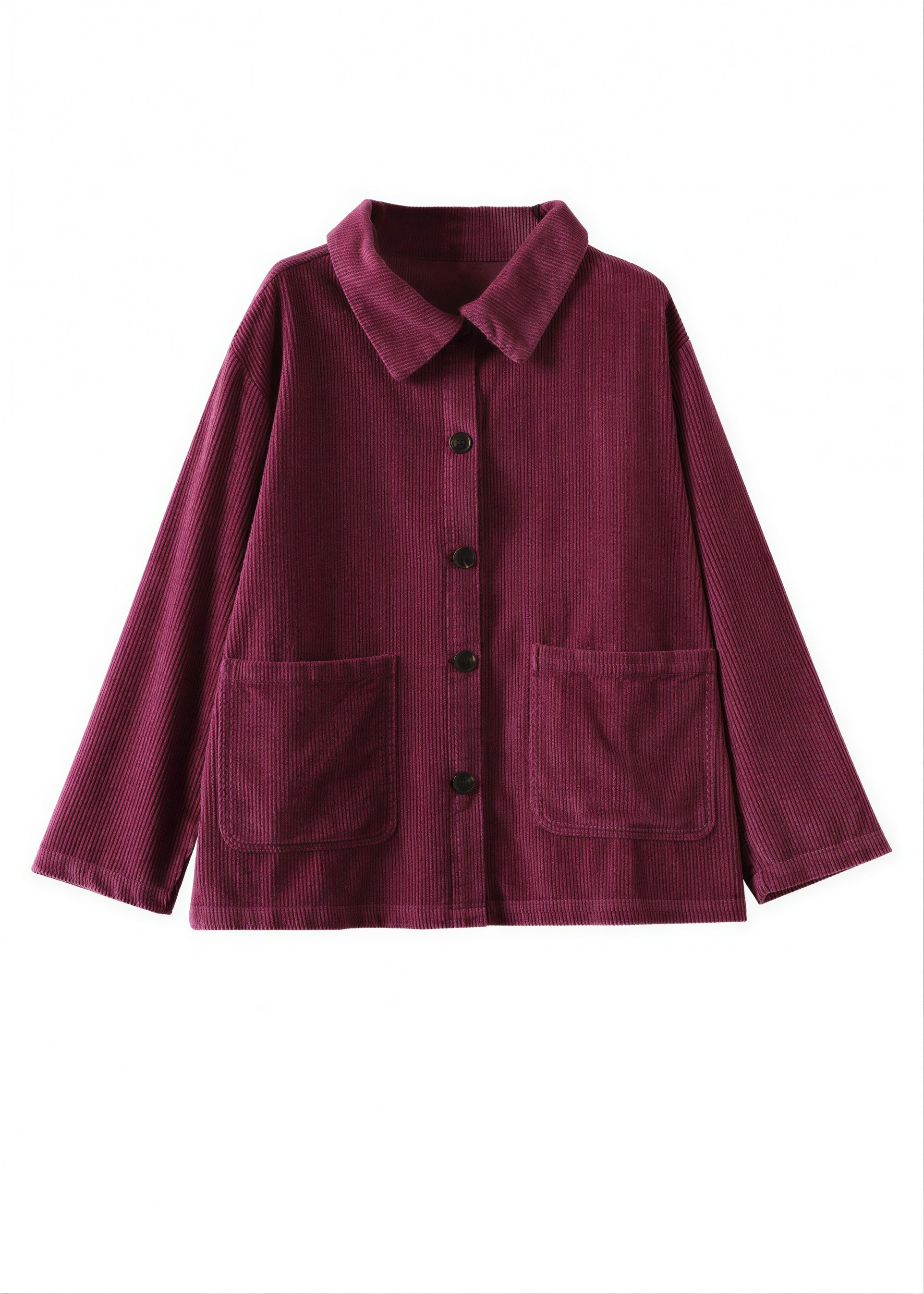 Amari - Adult women Corduroy fabric and dual front pockets Shirt Jacket