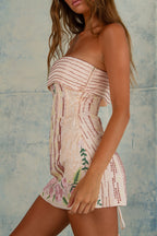 Kynleigh - Women Floral embroidery and sequin embellishments Dress