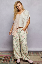 Colleen - Women Mixed lace patchwork design Poncho Top