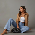 Jasleen - Vrouwen Paneled design Jeans