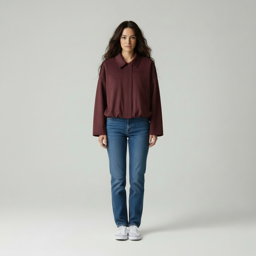 Yessenia - Women Gathered hem and cuffs with voluminous sleeves Jacket
