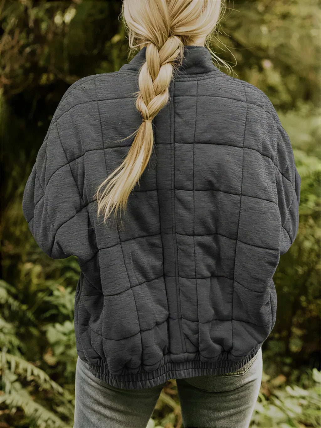 Aranza - Vrouwen diamantsteek patroon Jas