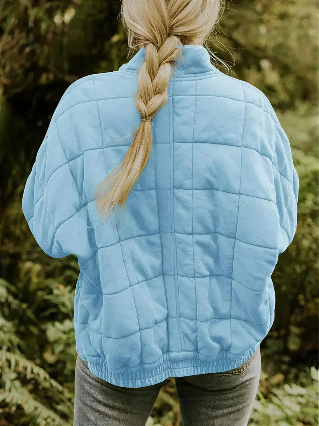 Aranza - Vrouwen diamantsteek patroon Jas
