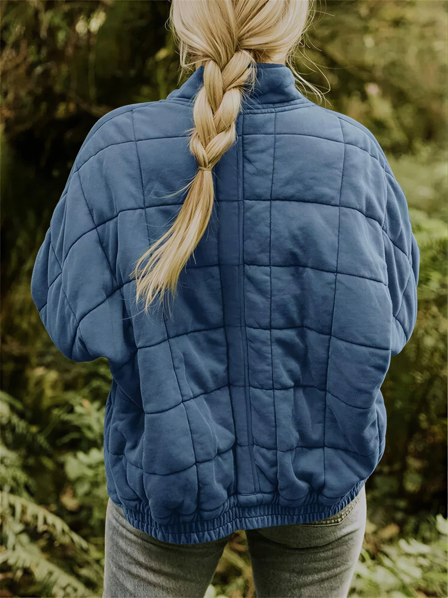 Aranza - Vrouwen diamantsteek patroon Jas