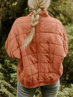 Aranza - Vrouwen diamantsteek patroon Jas