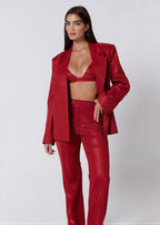 Lanna - Fashion-forward statement seekers All-over glitter Suit Set