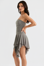 Anika - Women Asymmetrische ruffled high-low hemline Dress