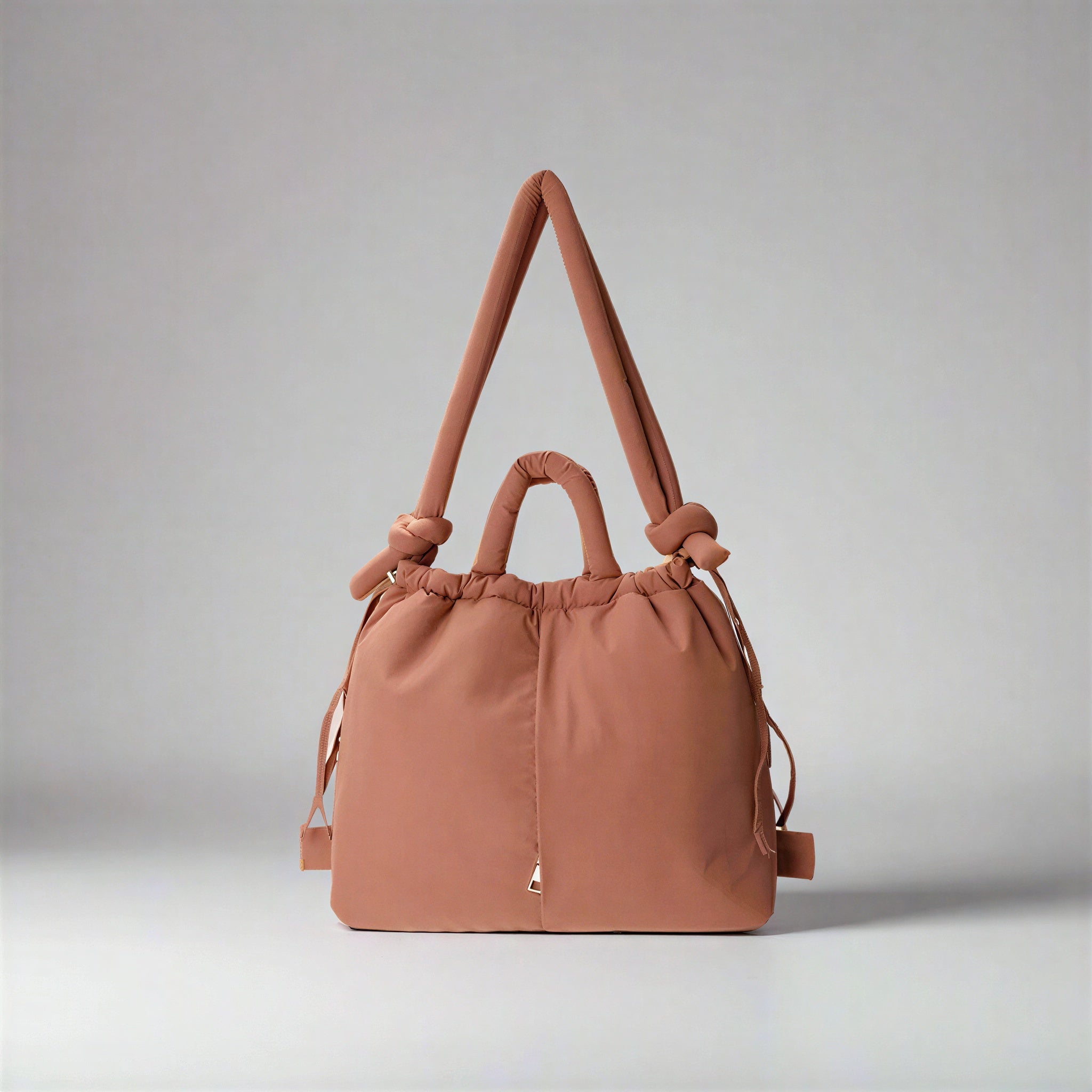 Caroline - Fashion-conscious individuals Knotted top handles and drawstring closure Tote Bag