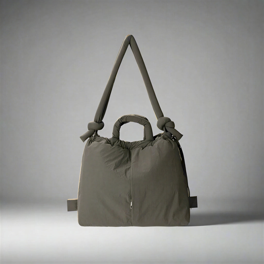 Caroline - Fashion-conscious individuals Knotted top handles and drawstring closure Tote Bag