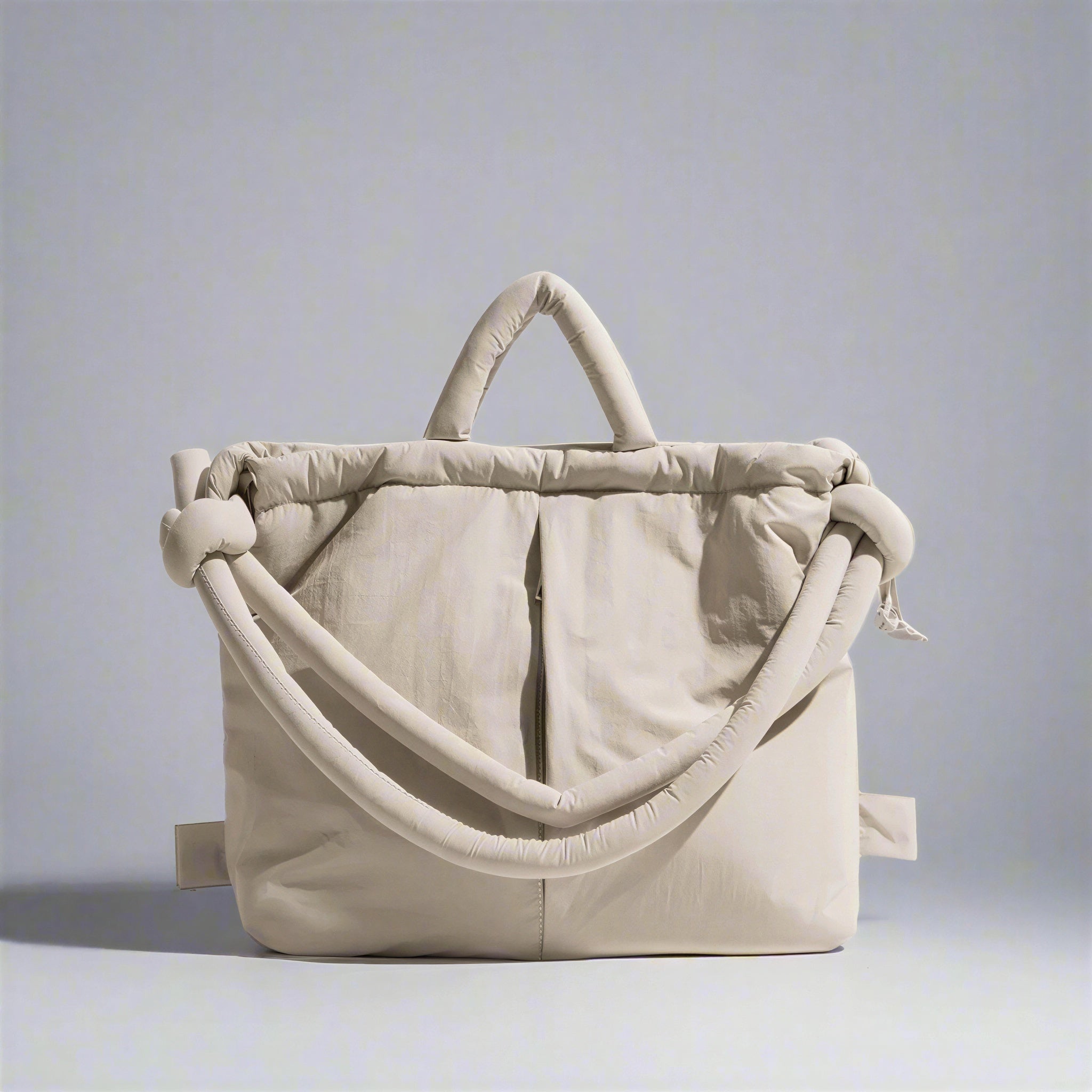 Caroline - Fashion-conscious individuals Knotted top handles and drawstring closure Tote Bag