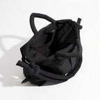 Caroline - Fashion-conscious individuals Knotted top handles and drawstring closure Tote Bag