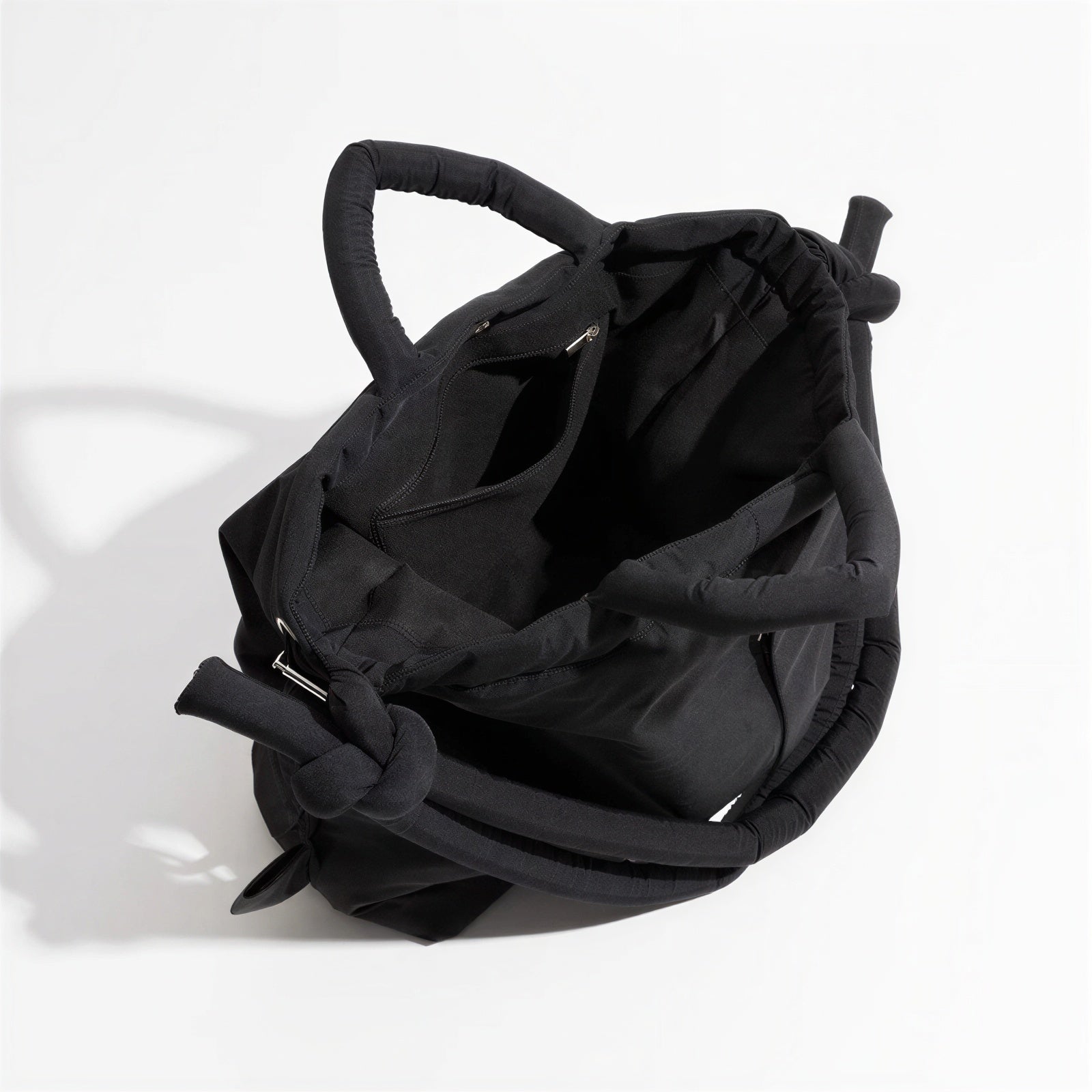 Caroline - Fashion-conscious individuals Knotted top handles and drawstring closure Tote Bag