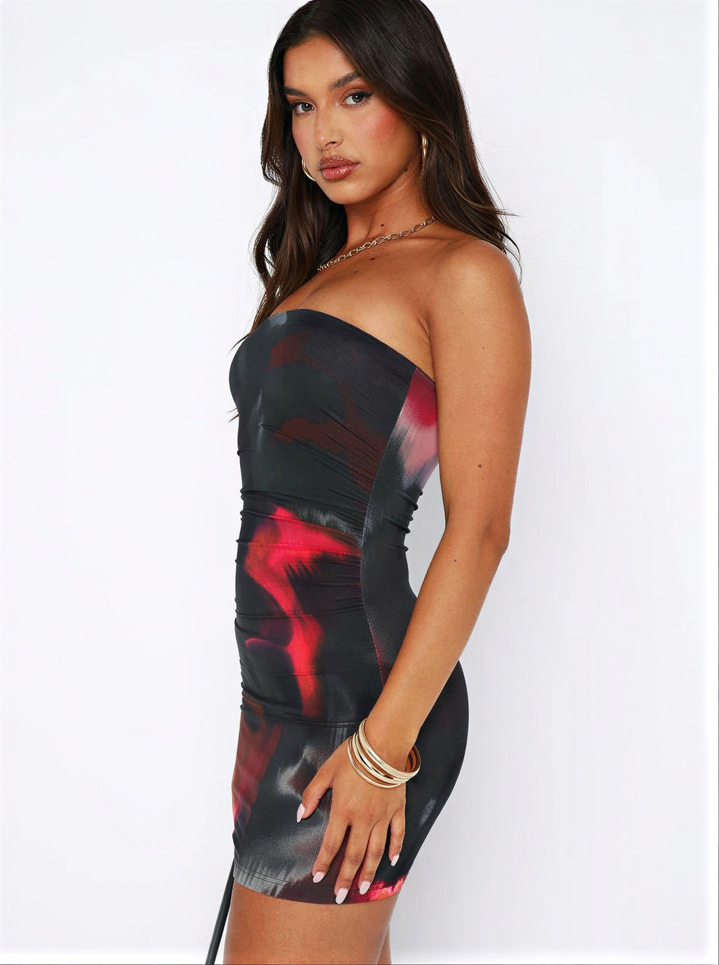 Pia - Young adults Ruched bodycon silhouette Dress