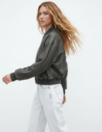 Shakia - Jonge volwassenen en modebewuste personen Vintage was-effect Bomberjack