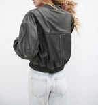 Shakia - Jonge volwassenen en modebewuste personen Vintage was-effect Bomberjack