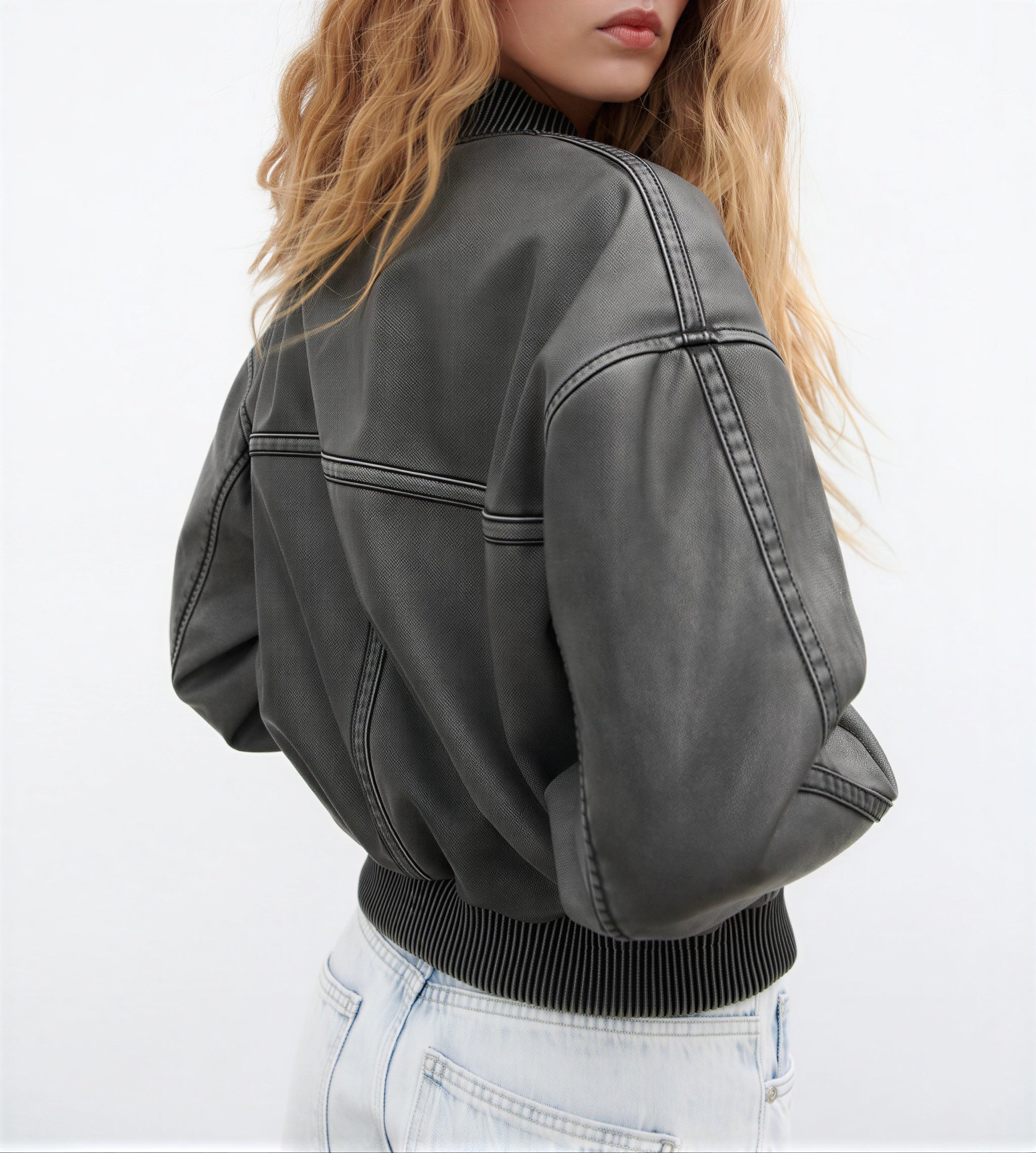 Shakia - Jonge volwassenen en modebewuste personen Vintage was-effect Bomberjack
